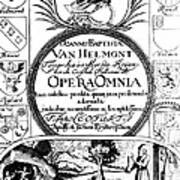 Jan Baptist Van Helmonts, Opera Omnia Art Print