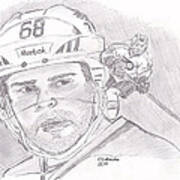 Jaromir Jagr Art Print