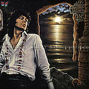 Jim Morrison Altar Of Silence Art Print
