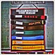 Karate Belts #fairfax #fcnphoto #sydney Art Print