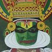 Kathakali Art Print