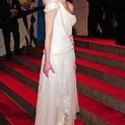 Kirsten Dunst  Wearing A Dress Art Print