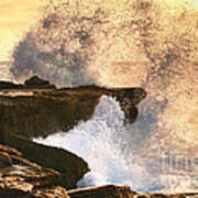 La Jolla Cove Wave Crash Art Print