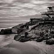 La Jolla Lifeguard Tower Art Print