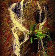 Lake Shasta Waterfall 3 Art Print