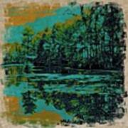 Lakeside Reflections - In A Japanese Art Print