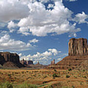 Landscape View Monument Valley Navajo Art Print