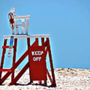 Life Guard Stand Art Print