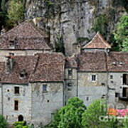 Life In Rocamadour Art Print