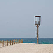 Lifeguard Tower Cabo De Gata Art Print