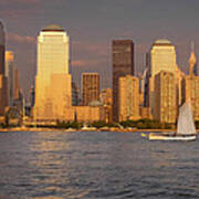 Lower Manhattan - End Of The Day Art Print