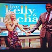 #michael #strahan #live #with #kelly Art Print