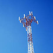 Mobile Phone Mast Art Print