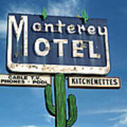 Monterey Motel Art Print