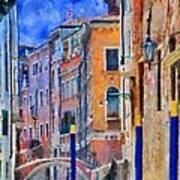 Morning Calm In Venice Art Print