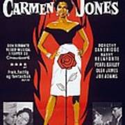 Motion Picture Poster For Carmen Jones Art Print