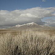 Mountain And Desert Art Print