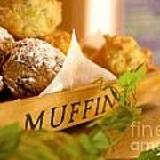 Muffins Fresh And Warm Art Print