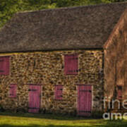 Mule Barn Art Print