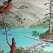 Namu Lake Art Print