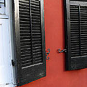 New Orleans Shutters Art Print