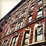 New York City - Lower East Side Curtains Art Print