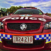Northern Territory Police Car Art Print