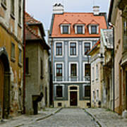 Old Street In Bratislava Art Print