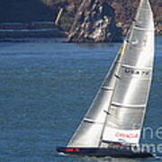 Oracle Racing Team Usa 76 International America's Cup Sailboat . 7d8069 Art Print