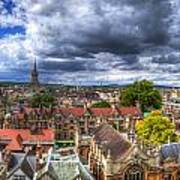 Oxford Cityscape Panorama Art Print