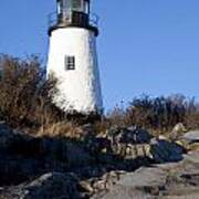 Pemaquid Point On The Rocks Art Print