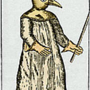 Plague Doctor, France, 18th Century Art Print