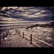 #postsandy #atlanticcity #ac #boardwalk Art Print