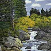 Rocky Mountain Stream Art Print
