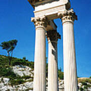 Roman Columns Of Glanum Art Print