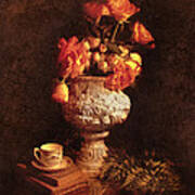 Roses In Urn Art Print