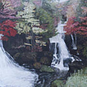 Ryuzu Waterfall Art Print