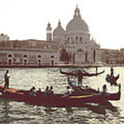 Santa Maria Della Salute Grand Canal Venice Art Print