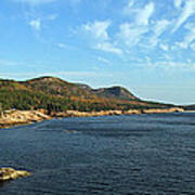 Scenic Seacoast Of Acadia National Park Art Print