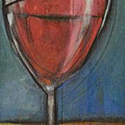 Second Glass Of Red Art Print