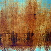 Sepia Splashes Of Rust Art Print