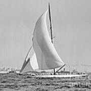 Shamrock Iii At The Americas Cup Finish 1903 Art Print
