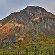 Sheep Mountain Fall Colors Alaska Art Print