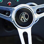 Shelby Ac Cobra Steering Wheel 4 Art Print