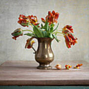 Still Life With Tulips Art Print