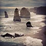 Stormy Weather At The 12 Apostles Art Print