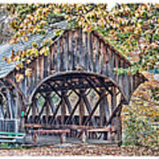 Sunday River Covered Bridge Art Print