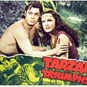 Tarzan Triumphs, Johnny Weissmuller Art Print