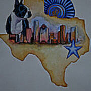 Texas Bound 3 Art Print