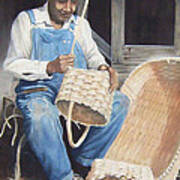 The Basket Maker ...sold Art Print